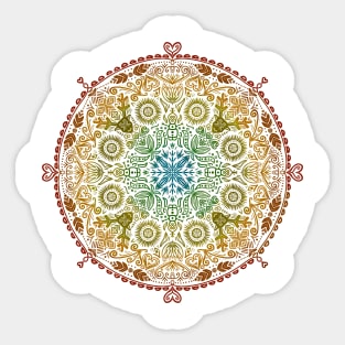 Frozen Mandala Sticker